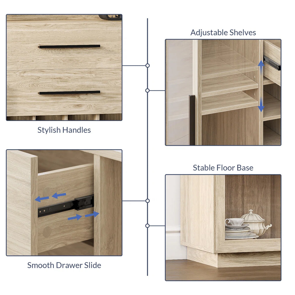Floppiz 55.1'' Bar Cabinet
