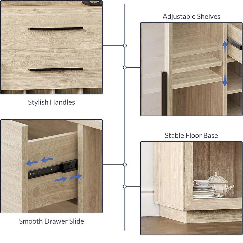 Floppiz 55.1'' Bar Cabinet