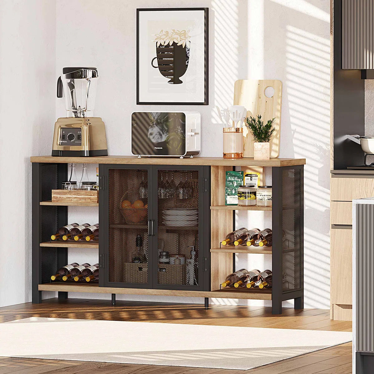 Floppiz Guinna 55.12'' Bar Cabinet