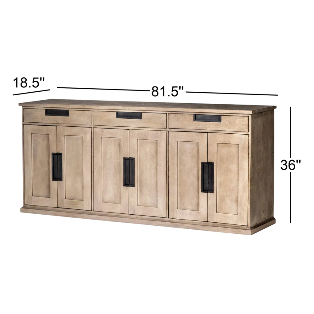 Floppiz 81.5'' Solid Wood Sideboard
