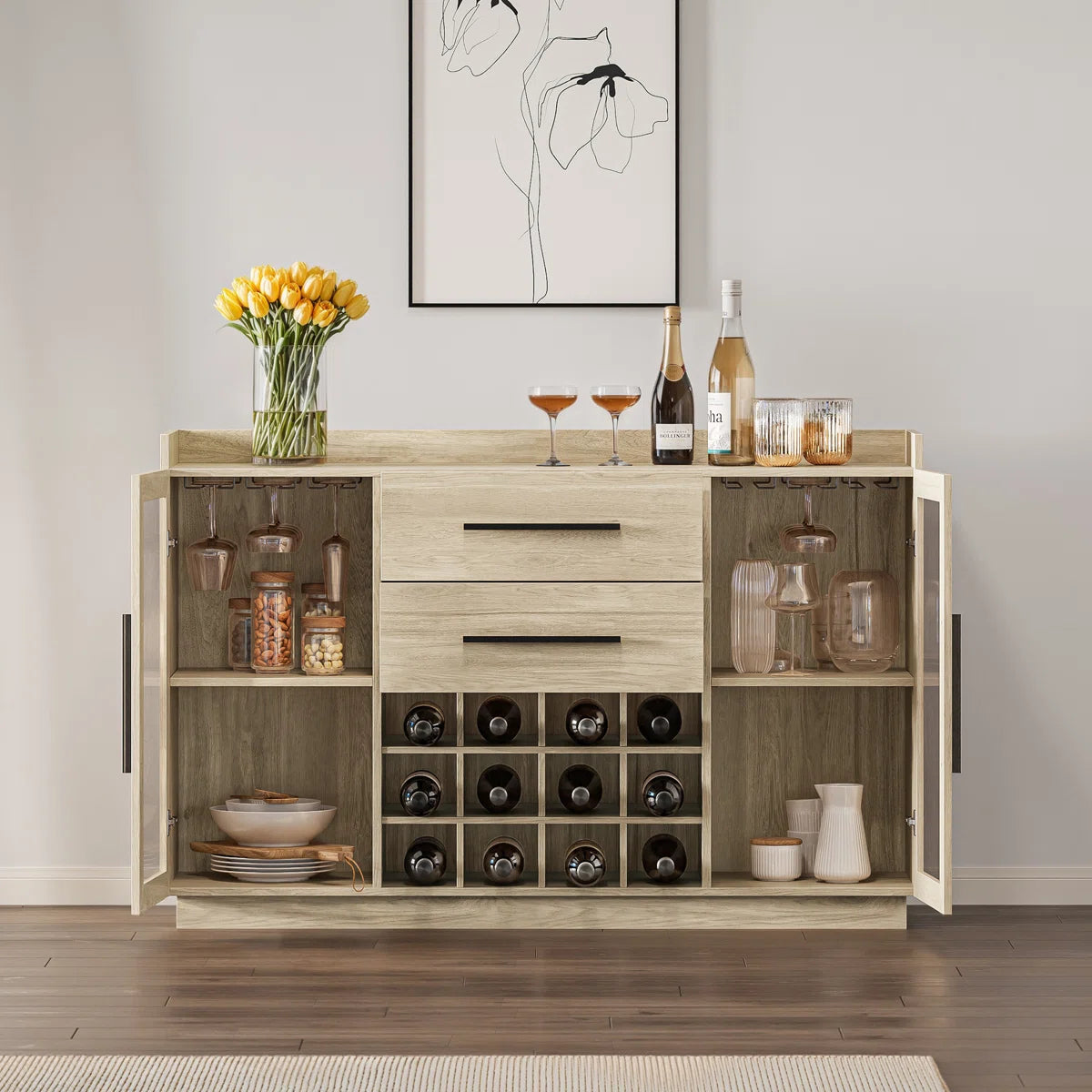 Floppiz 55.1'' Bar Cabinet